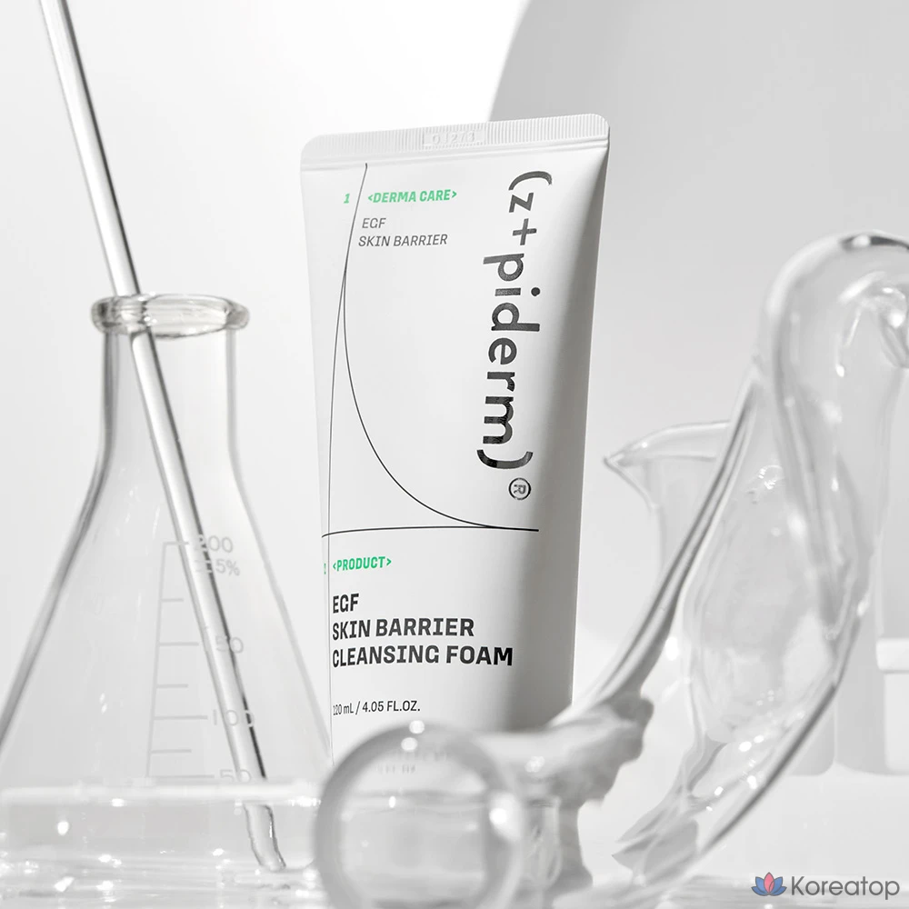 Очищающая пенка z+piderm EGF Skin Barrier Cleansing Foam, 120 мл, 1 шт.