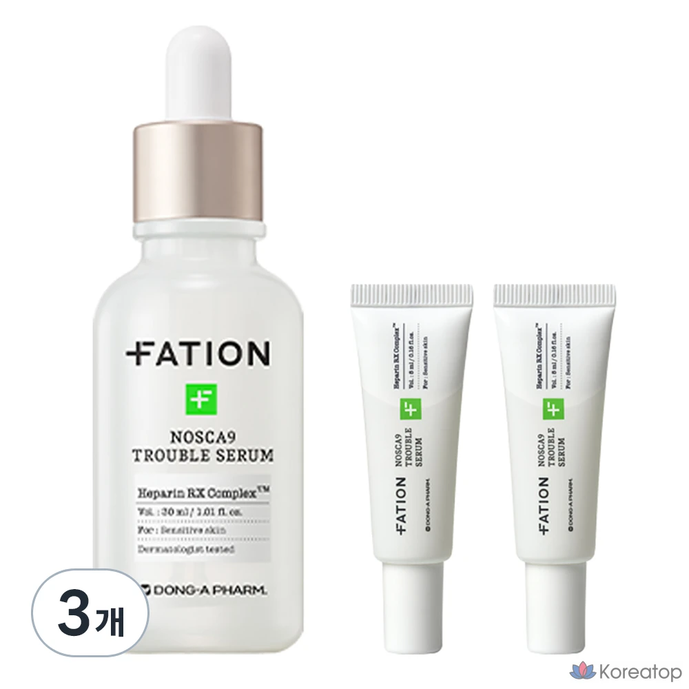 Набор для ухода FATION Noscarna Serum 30ml + 5ml x 2p Set, 3 шт.