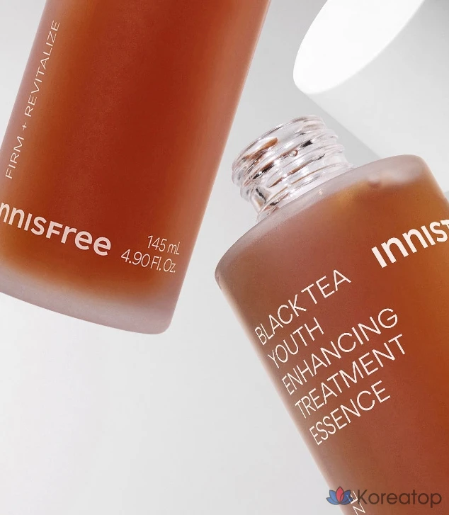 Эссенция Innisfree Black Tea Youth Enhancing Treatment Essence, 145 мл, 1 шт., фото 5