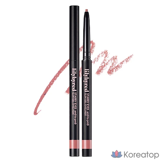 Гель-лайнер для глаз Lilybyred Stareyes 9to9 Slim Gel Liner, оттенок 07 Cold Rose, 0.14 г, 1 шт.