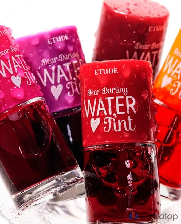 Тинт для губ Etude House Dear Darling Water Tint, оттенок Red Grapefruit Ade, 1 шт., фото 3