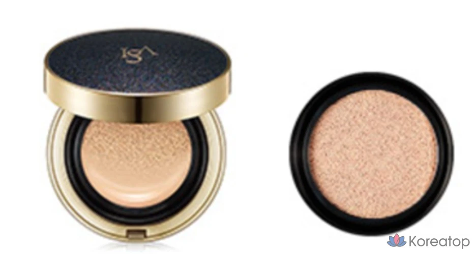 Кушон Isa Knox Age Focus Phyto-Retinol Extreme Cover Cushion Set (Cushion + Refill), оттенок 23, 15 г, 1 шт.