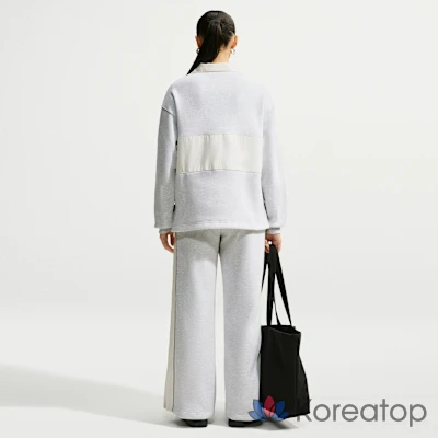 Брюки женские Nike Studio Fleece Medium Weight Mid-Rise Wide-Leg Pants, фото 5