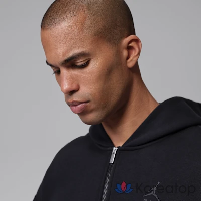 Свитшот на молнии мужской Jordan Brooklyn Oversized Fleece Full-Zip, фото 3