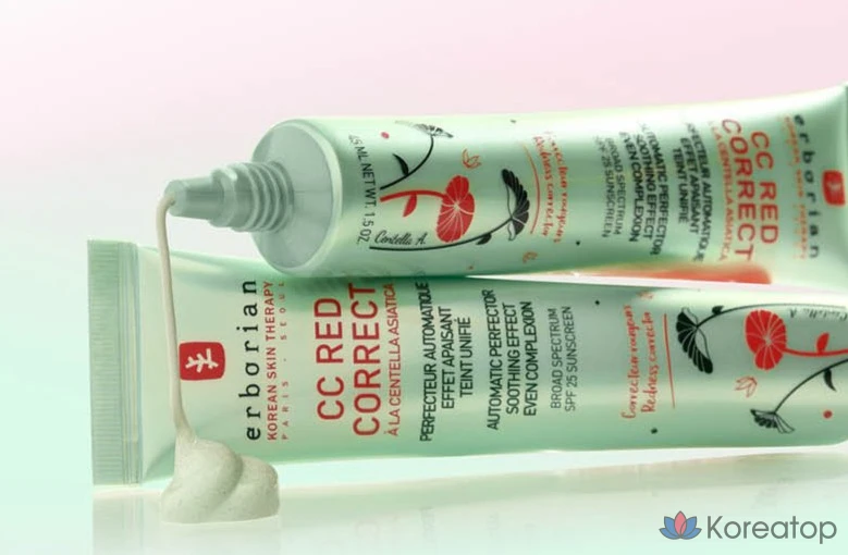 Крем с эффектом коррекции цвета Erborian Red Correct CC Cream SPF25, 45 мл, 1 шт., фото 7
