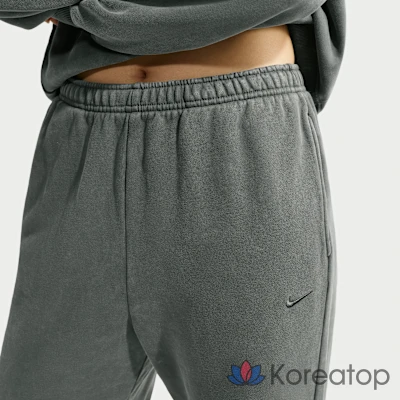 Брюки женские Nike Studio Fleece Medium Weight Oversized High-Rise Washed Cuff Pants, фото 2