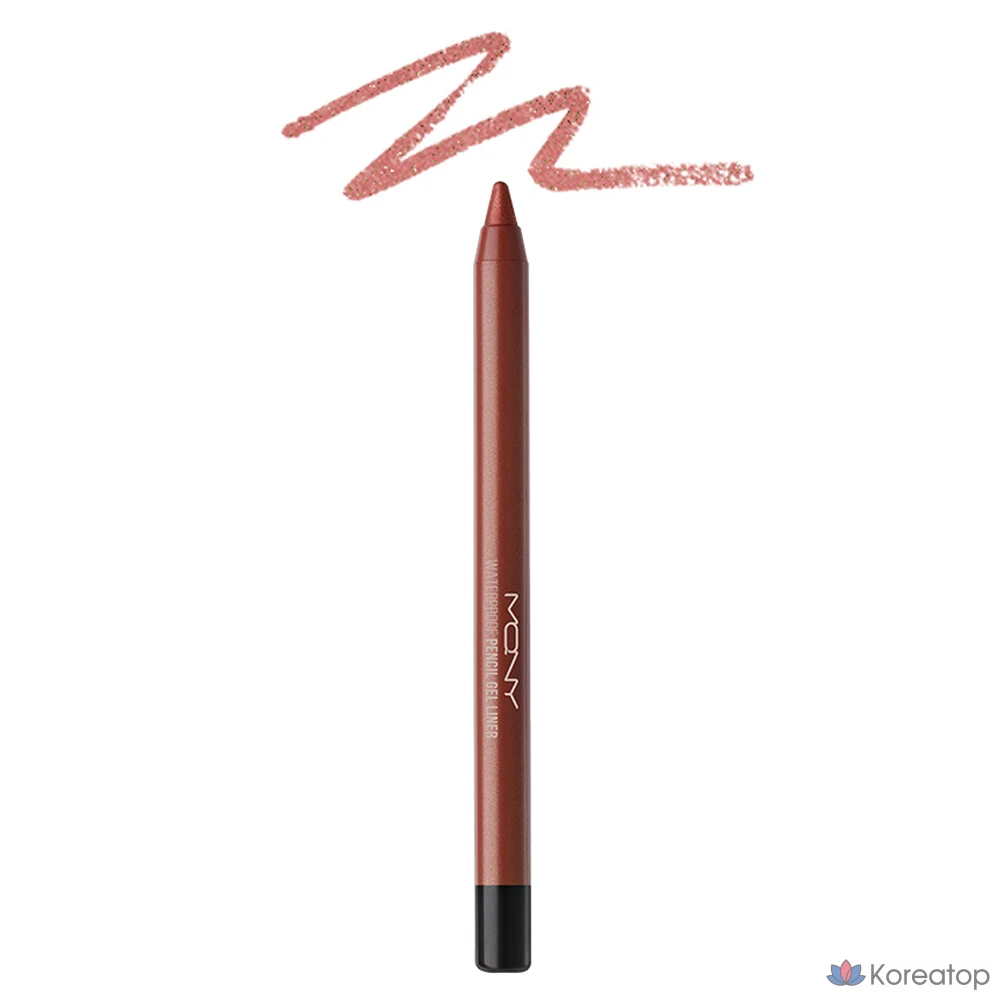 Подводка для глаз Mqny Waterproof Pencil Gel Liner, оттенок 9, 1.7 г, 1 шт.