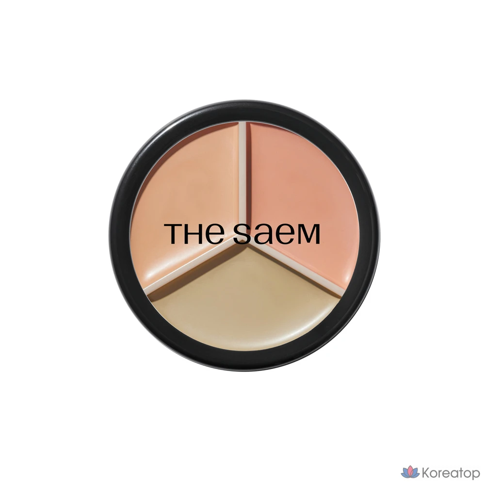 Консилер The Saem Cover Perfection Concealer Duo Set A, оттенки 01 Correct Beige + 1.5 Natural Beige, 1 шт.