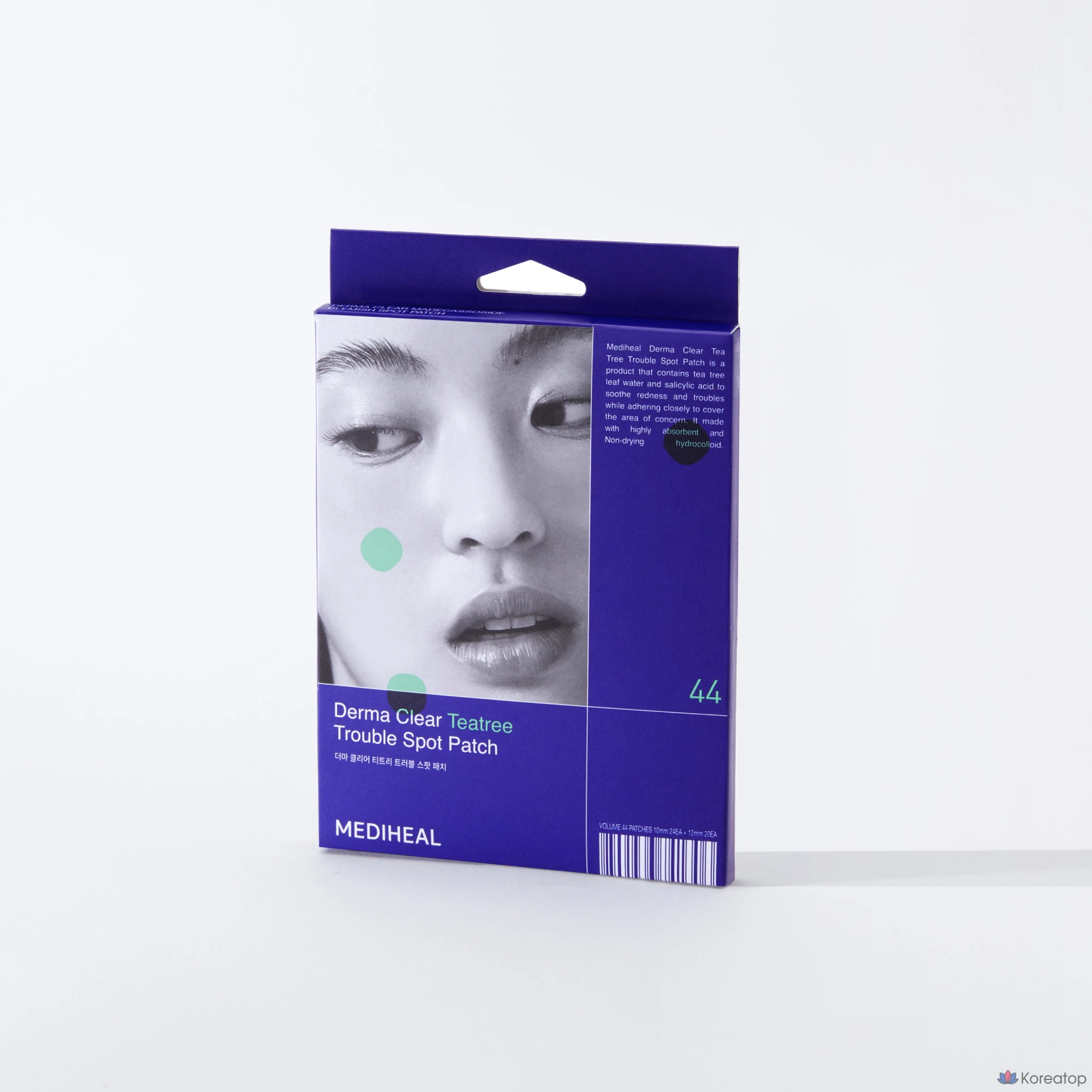 Патчи для проблемной кожи MEDIHEAL Derma Clear Tea Tree Trouble Spot Patch, 44 шт.