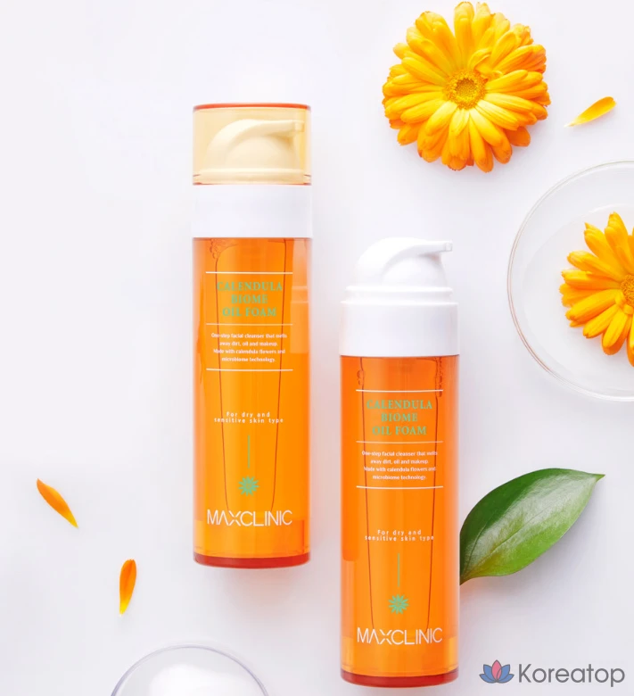 Очищающее масло MAXCLINIC Calendula Biome Oil Foam, 110 г, 1 шт.