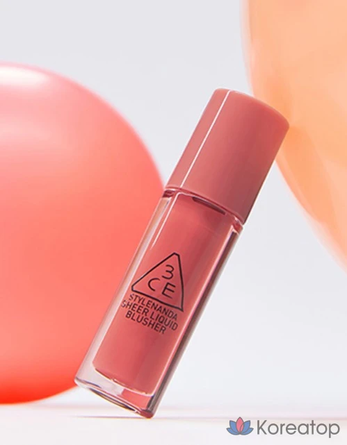 Тинт для щек 3CE Sheer Liquid Blusher, оттенок Joyful Affair, 1 шт., фото 4
