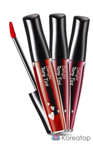 Тинт для губ Tony Moly Delight Tony Tint, оттенок Orange Chacha, 8.3 мл, 1 шт., фото 3