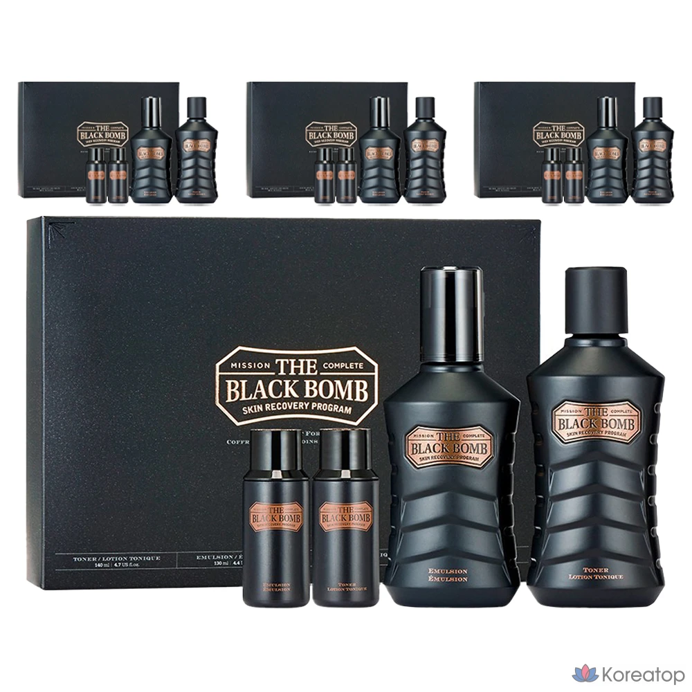 Набор для ухода The Face Shop The Blackbam Special Set For Men 4-piece Set, 1 шт.