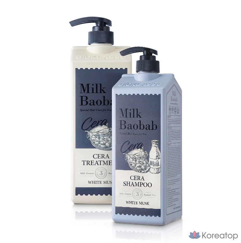 Шампунь Milk Baobab Sera Shampoo White Musk, 1.2 л, 1 шт.