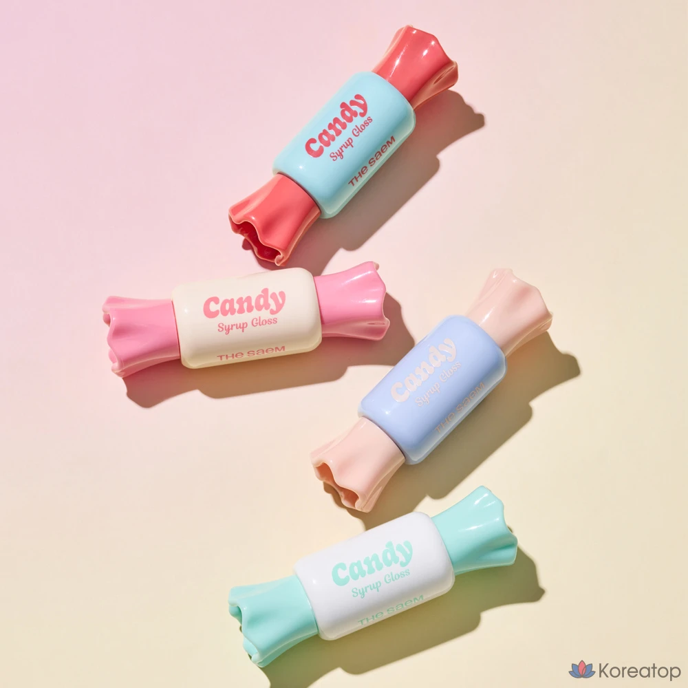 Бальзам для губ The Saem Saemmul Candy Syrup Gloss, оттенок Vanilla Syrup, 1 шт., фото 3