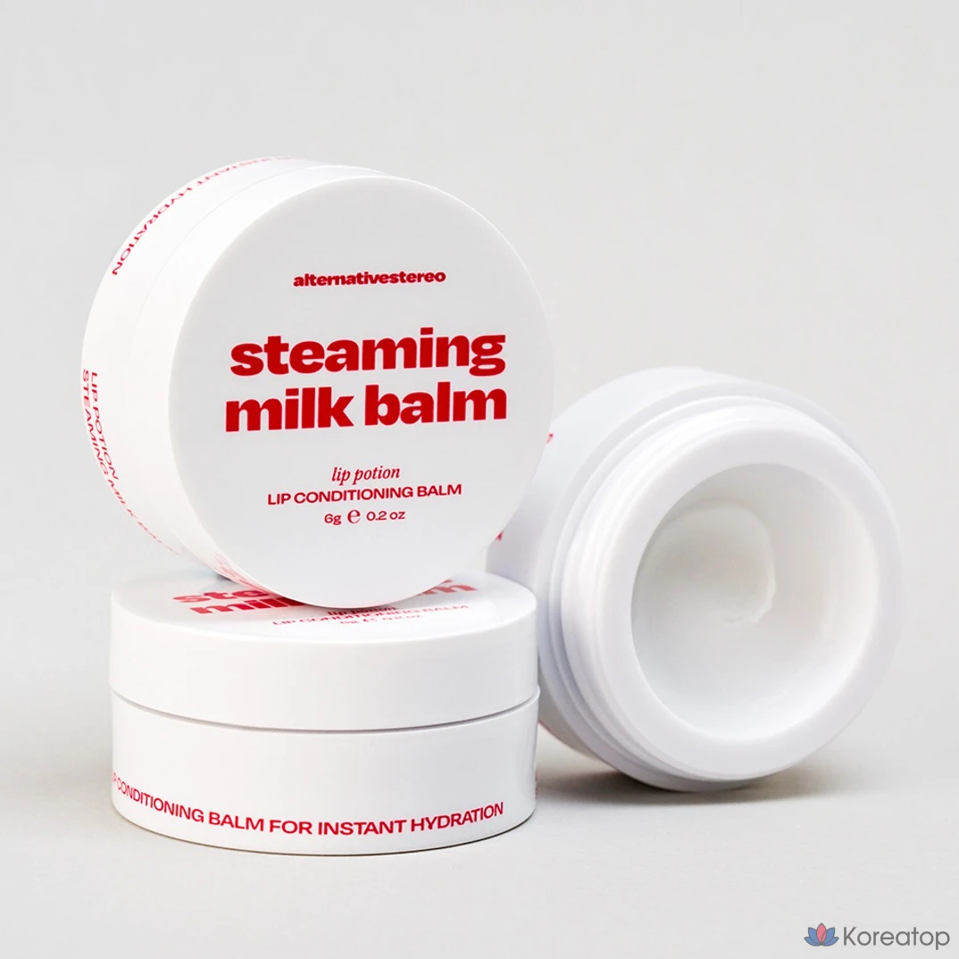 Бальзам для губ ALTERNATIVE STEREO Lip Potion Steaming Milk Balm, бесцветный, 6 г, 1 шт.