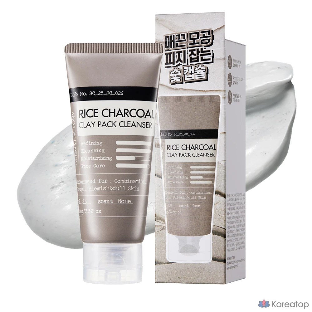 Глиняный пилинг-очищение Derma Factory Smooth Pore Clay Pack Cleanser, 100 г, 1 шт.
