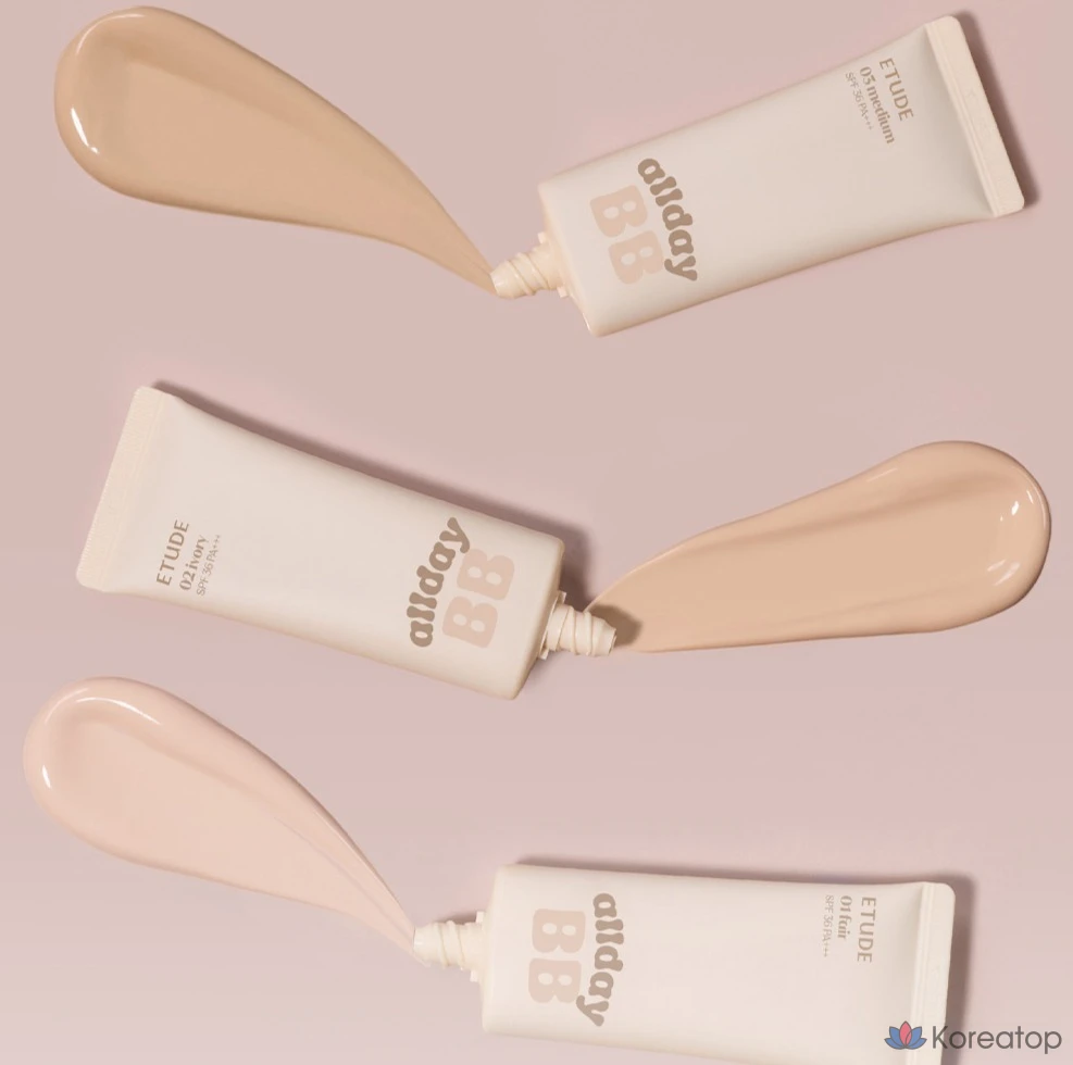 BB-крем Etude House All Day Clear BB Cream SPF36 PA+++, оттенок 02 Ivory, 35 мл, 1 шт., фото 3