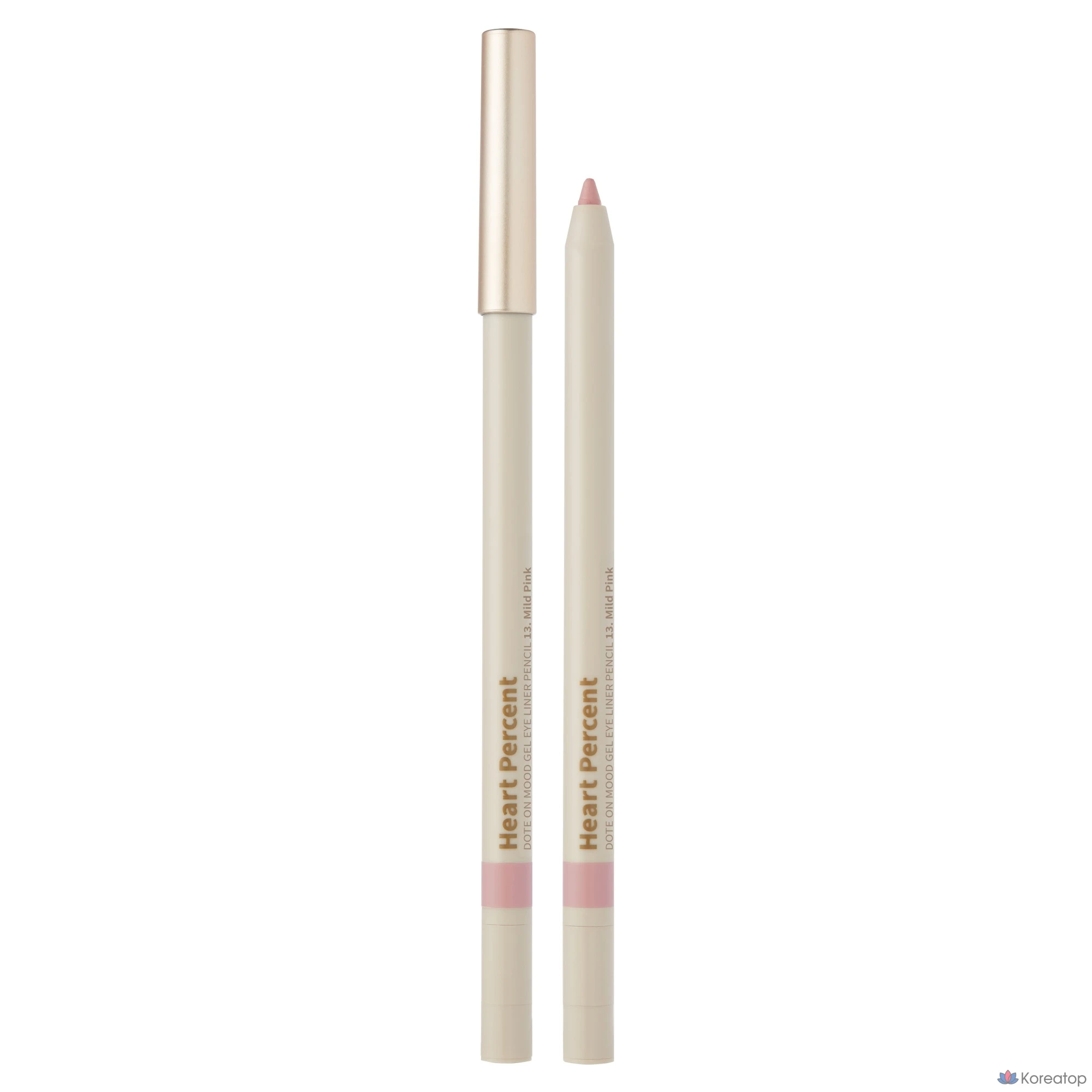 Айлайнер-карандаш Heart Percent Dot On Mood Gel Eyeliner Pencil, оттенок Mild Pink, 1 шт.