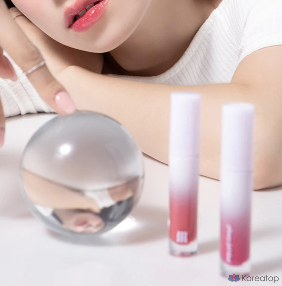 Тинт для губ MERZY Glowy Gel Tint, оттенок GJ2 Hati Apple, 4 мл, 1 шт., фото 3