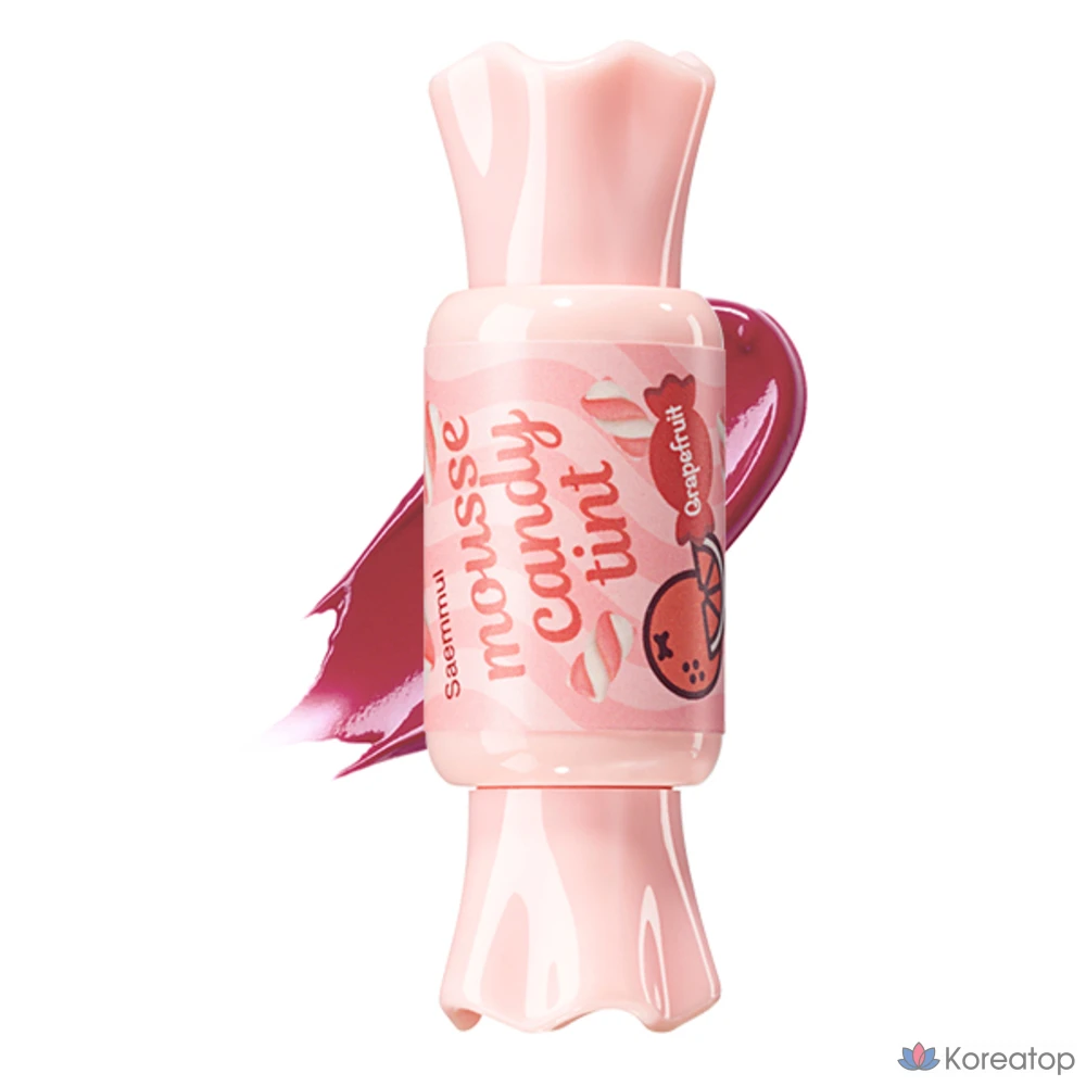Тинт для губ The Saem Saemmul Mousse Candy Tint, оттенок 04 Grapefruit Mousse, 8 г, 1 шт.