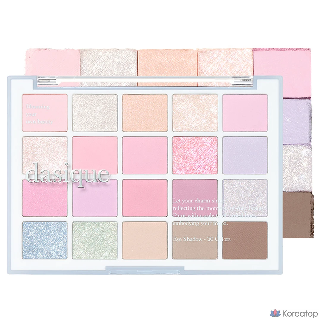 Палетка теней для век Dasique Mood Shadow Palette, оттенок 05 Cotton Powder, 10.5 г, 1 шт.