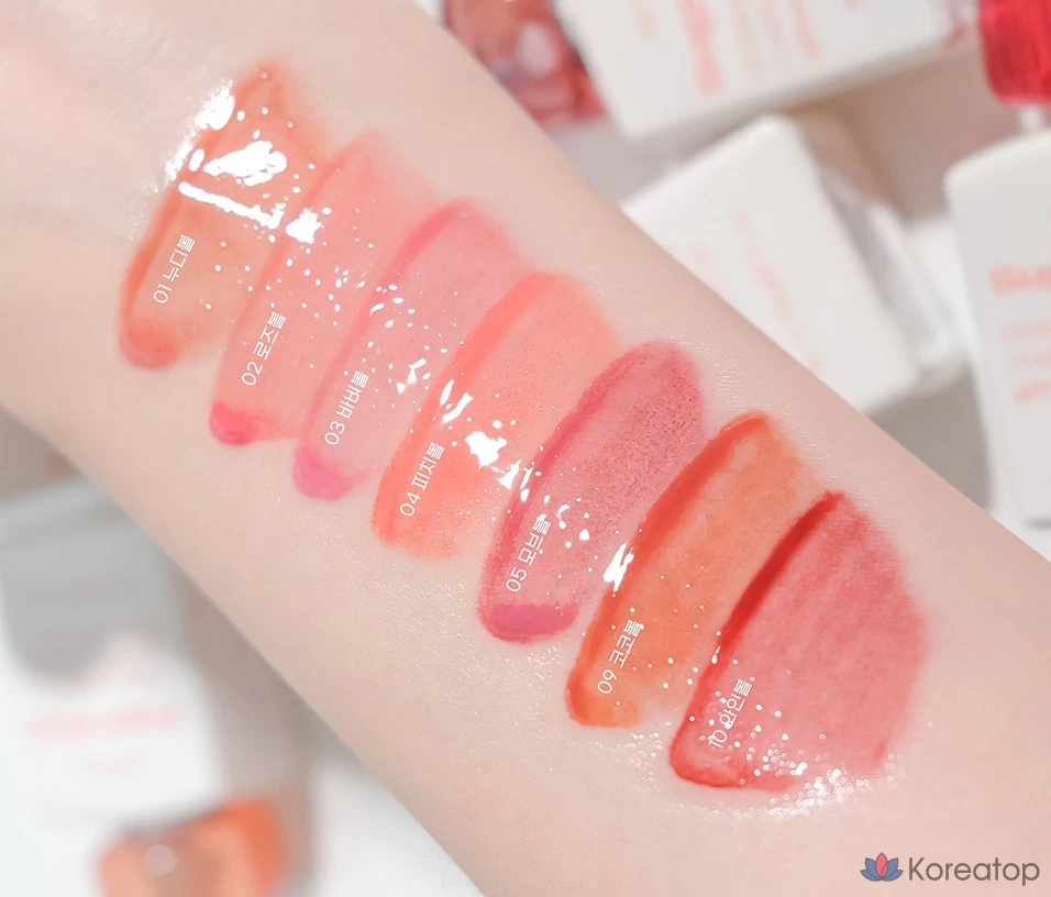 Тинт для губ ALTERNATIVE STEREO Lip Potion Sugar Glaze Lip Tint, оттенок 17 Rose Cookie Ball, 1 шт., фото 9