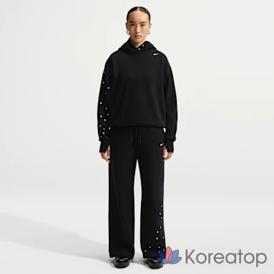 Худи женское Nike Studio Fleece Medium Weight Oversized Pullover Hoodie, фото 4