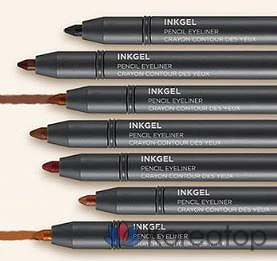 Подводка для глаз FMGT Ink Gel Pencil Eyeliner, оттенок 02 Black Caviar, 0.5 г, 1 шт., фото 2