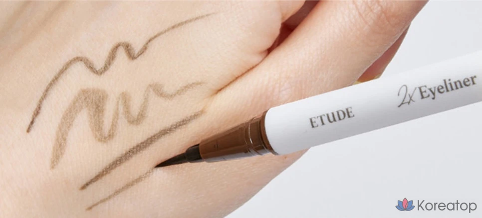 Подводка для глаз Etude House 2X Bare Face Pen Liner, оттенок 01 Soft Deep Brown, 0.5 г, 1 шт., фото 4