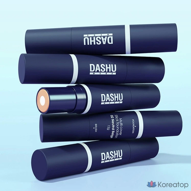 Стик-фундамент DASHU Men's Multi Cover Stick Foundation, оттенок 03 Sand Beige, 12 г, 1 шт., фото 8