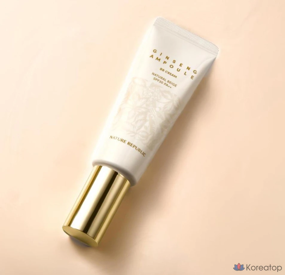 ВВ-крем Nature Republic Ginseng Ampoule, оттенок 01 Light Beige, 50 мл, 1 шт.