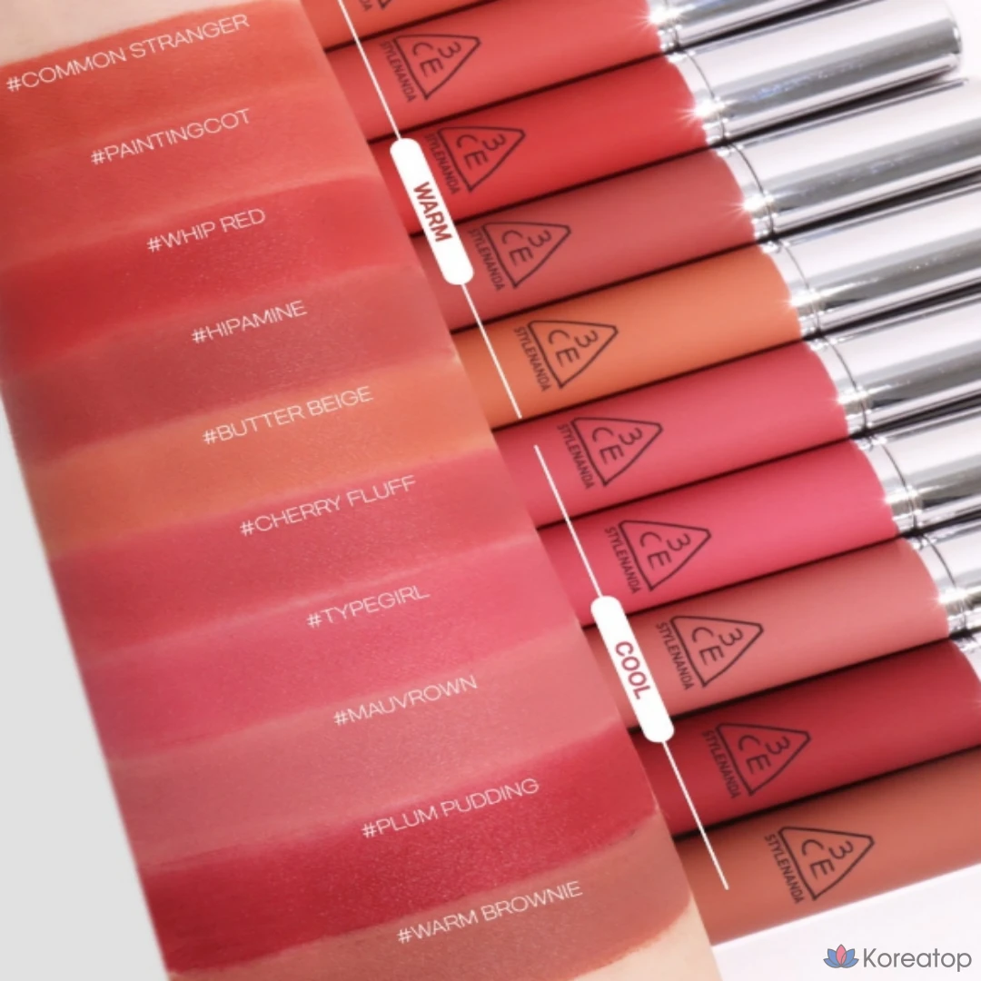 Тинт для губ 3CE Haze Lip Clay, оттенок TYPEGIRL, 4 г, 1 шт.