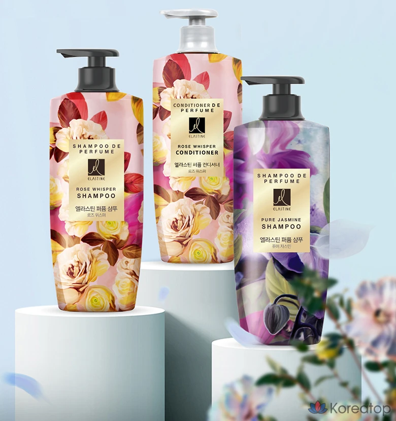 Шампунь Elastine Perfume Shampoo Rose Whisper, 600 мл, 1 шт.