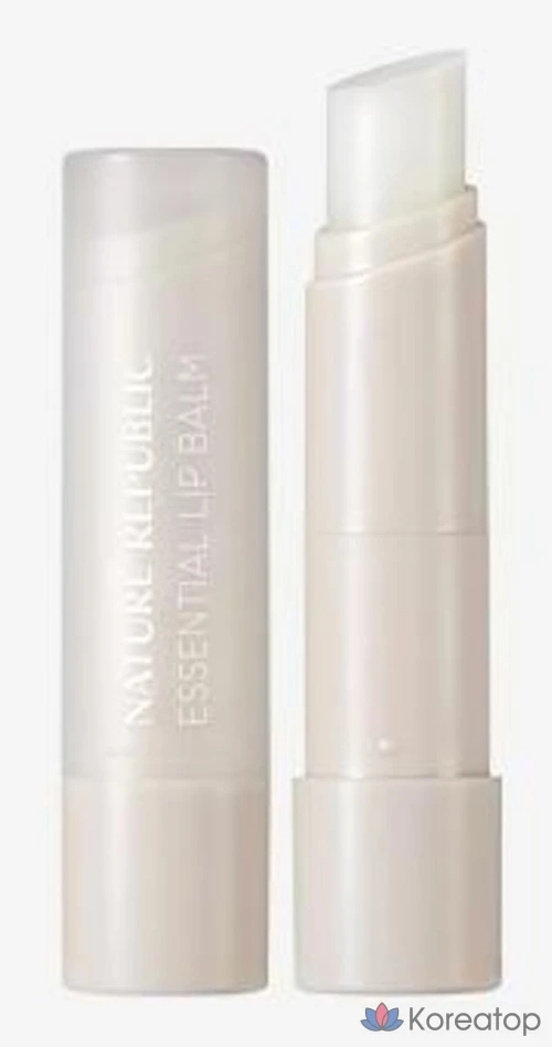 Бальзам для губ Nature Republic Essential Lip Balm, оттенок 01 Peppermint, 3.2 г, 1 шт.