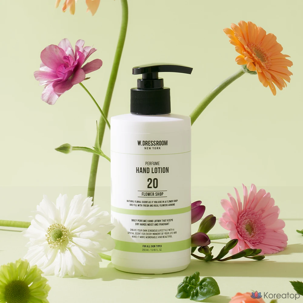 Лосьон для рук W.Dressroom Perfume Hand Lotion 20 Flower Shop Floral, 280 мл, 1 шт.