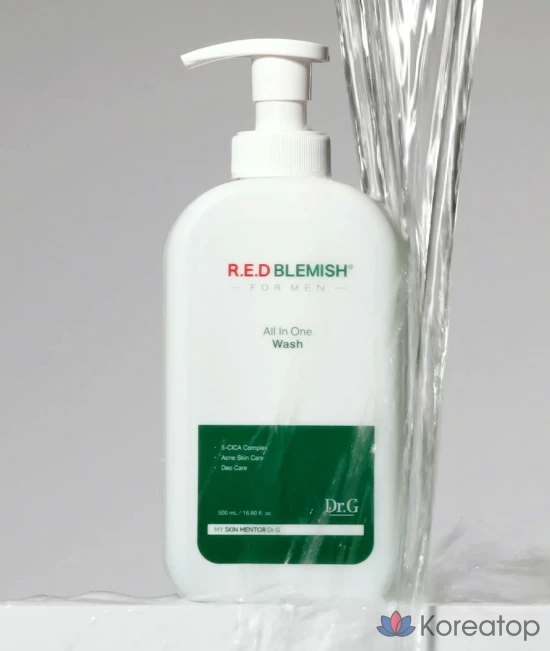Гель для душа Dr. G Red Blemish For Men All-in-One Body Wash, 500 мл, 1 шт.