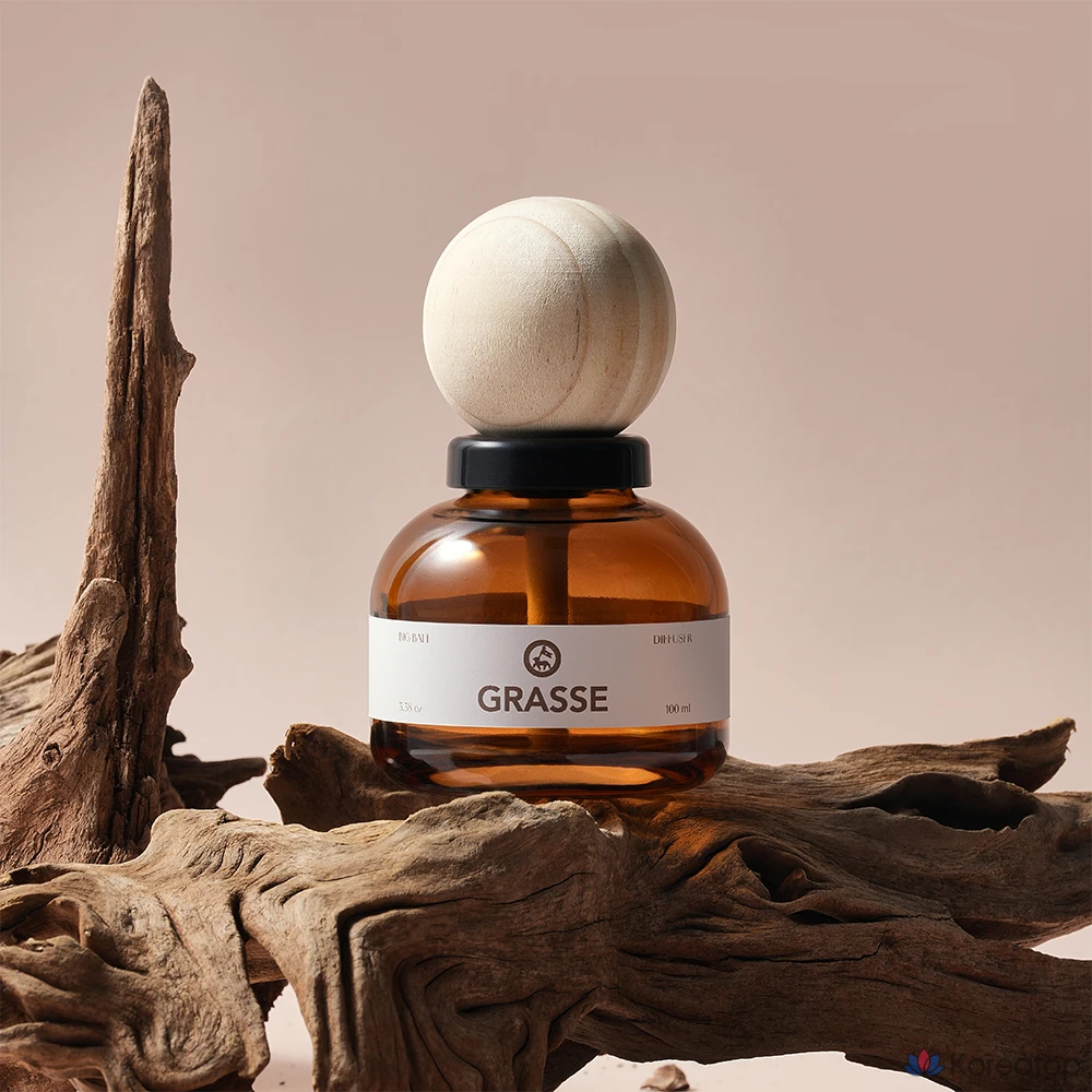 Диффузор для автомобиля Bullsone Grass Big Ball, аромат Honey Musk, 100 мл, 1 шт., фото 4