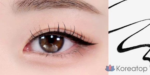 Подводка для глаз BBIA Never Die Brush Liner, оттенок 01 Matte Black, 0.4 г, 1 шт.