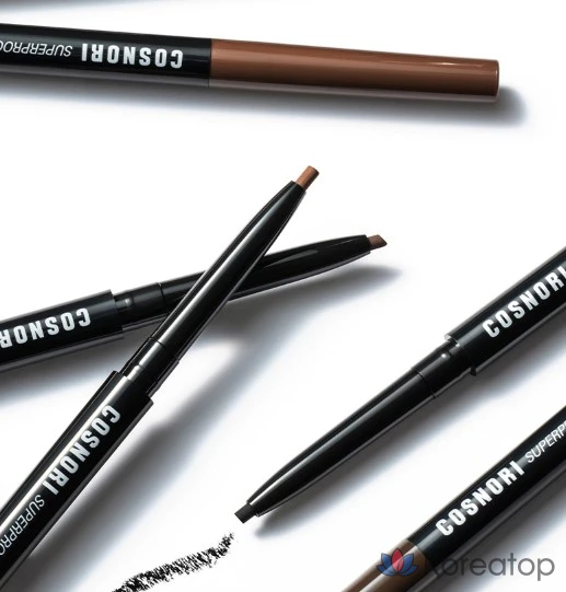 Гель-подводка для глаз Cosnori Superproof Fitting Gel Eyeliner Pencil, оттенок Glam Bronze, 0.4 г, 1 шт., фото 4