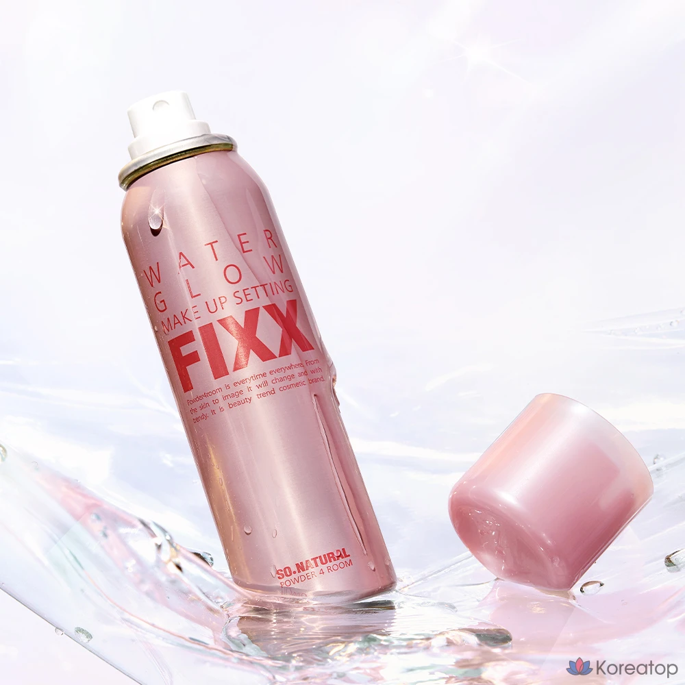 Спрей-фиксатор макияжа So Natural Water Glow Makeup Setting Fixer, 75 мл, 1 шт.