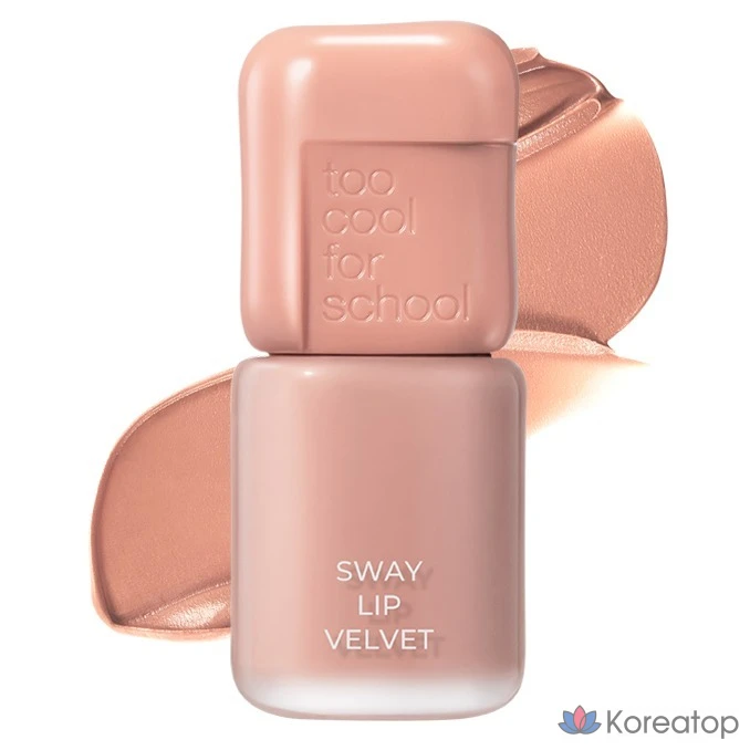 Тинт для губ Too Cool For School Sway Velvet Lip Tint, оттенок 01 Nude Whip, 1 шт.