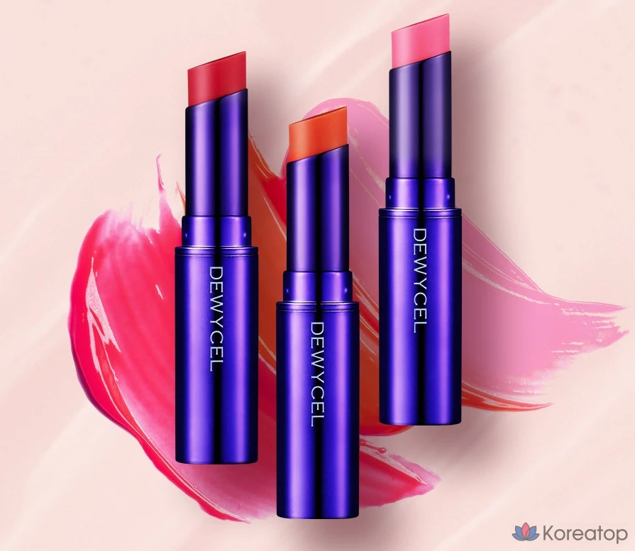 Бальзам-тинт для губ DEWYCEL Tintouring Tint Balm, оттенок Rare Coral, 4.5 г, 1 шт., фото 8