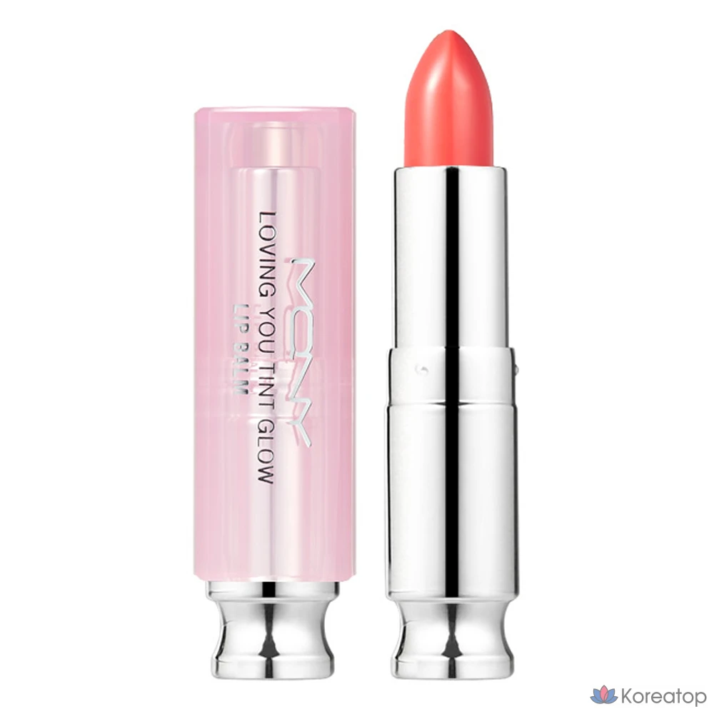 Бальзам для губ Mqny Loving You Tint Glow Lip Balm, оттенок Softy Peach, 1 шт.
