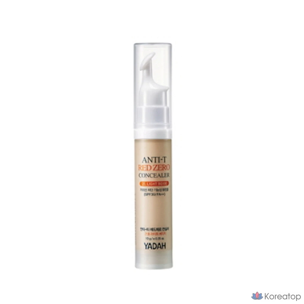 Консилер Yadah Anti-T Red Zero Concealer, оттенок Light Beige, 10 г, 1 шт.