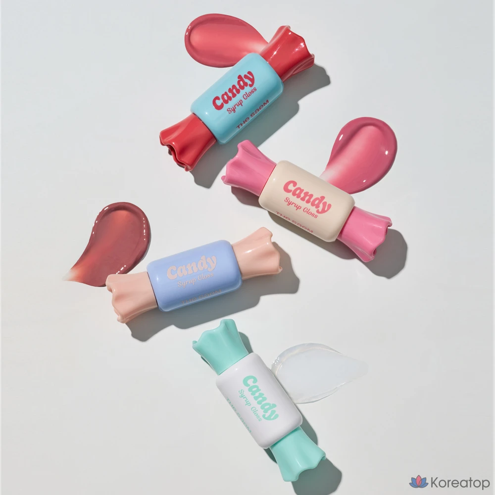 Бальзам для губ The Saem Saemmul Candy Syrup Gloss, оттенок Vanilla Syrup, 1 шт., фото 4
