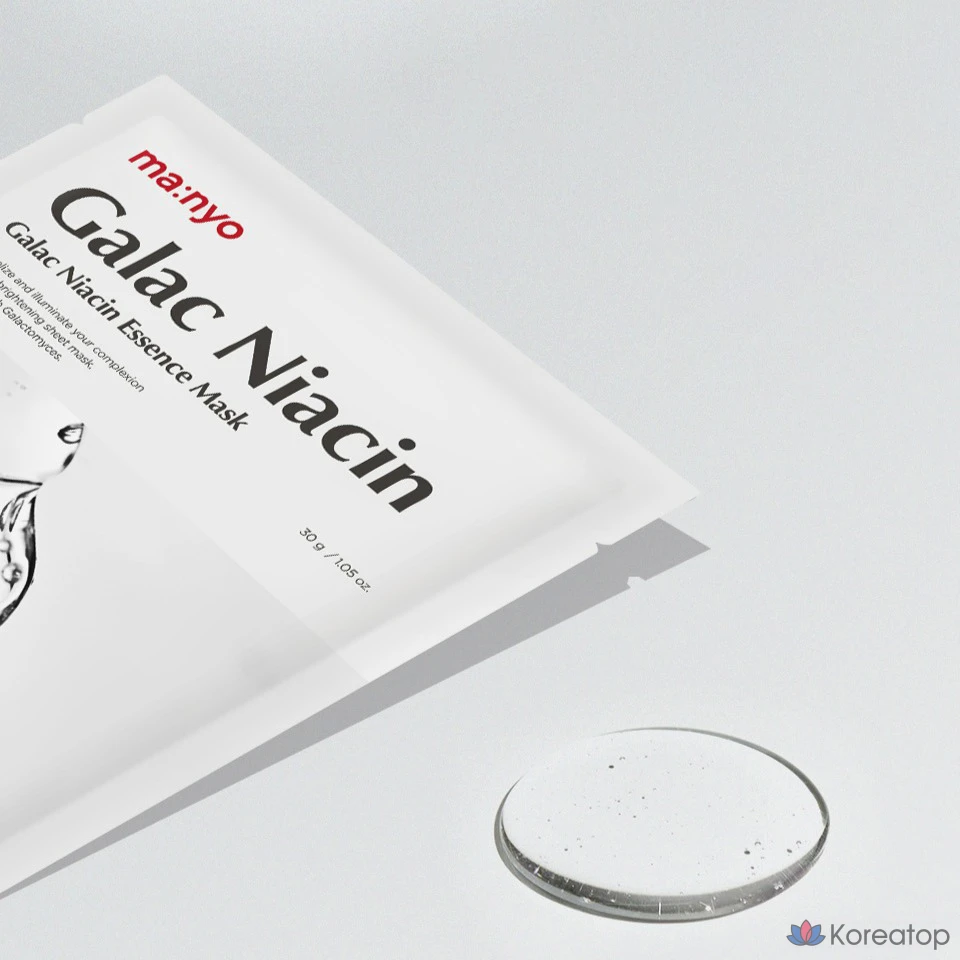 Тканевая маска для лица Manyo Galactomyces Niacin Essence Mask, 10 шт.