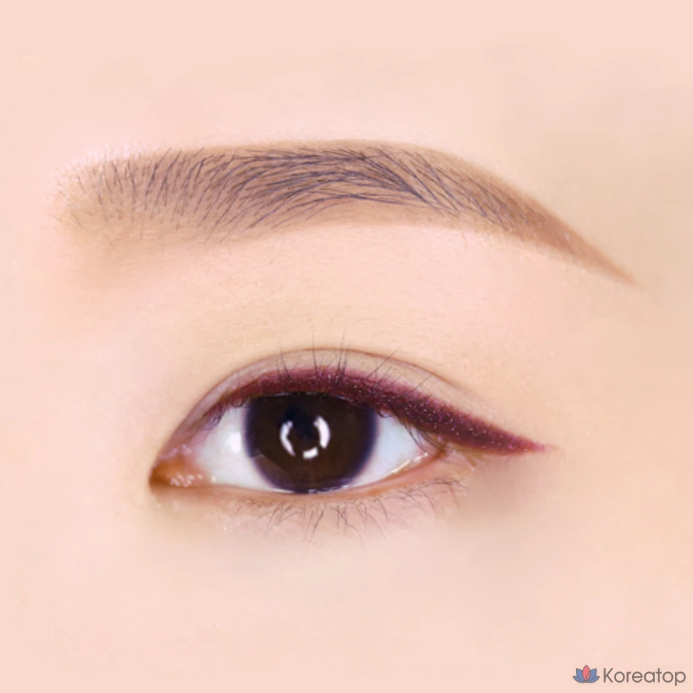 Подводка для глаз MERZY The First Slim Gel Eyeliner, оттенок GS5 Burgundy Berry, 0.05 г, 1 шт., фото 3
