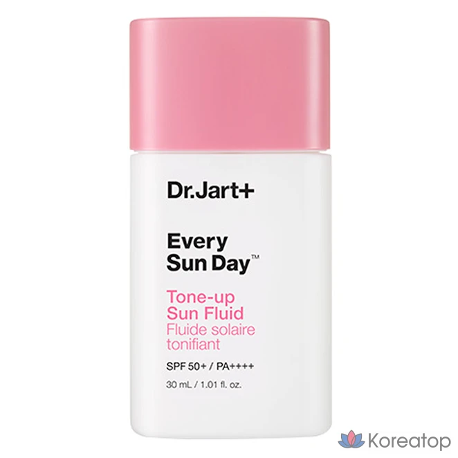 Солнцезащитный крем Dr. Jart+ Every Sun Day Tone-Up Sun Fluid SPF50+ PA++++, 30 мл, 1 шт.