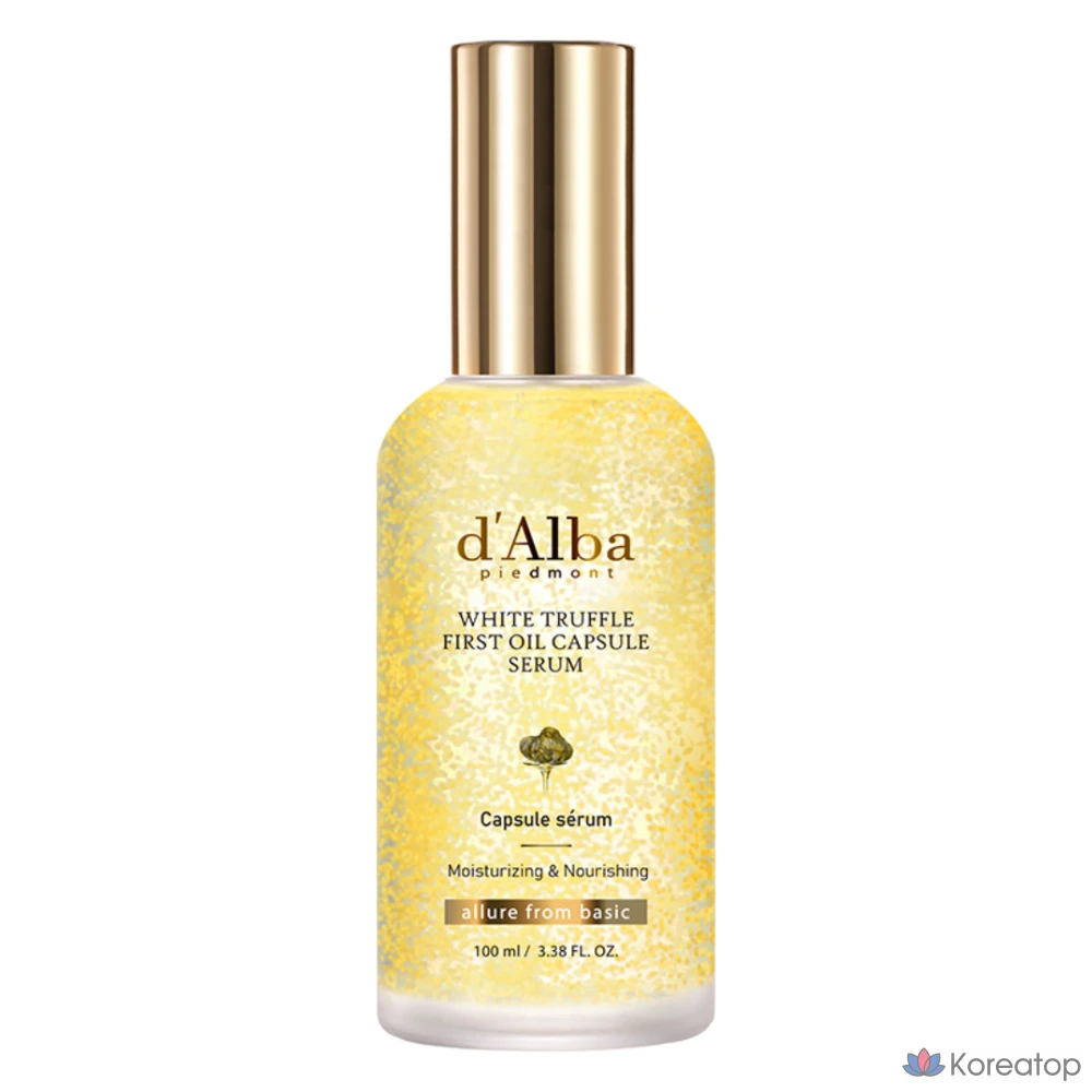 Сыворотка d'Alba White Truffle First Oil Capsule Serum, 100 мл, 1 шт.